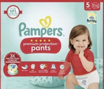 6 cartons Pampers Premium Protection Taille 5