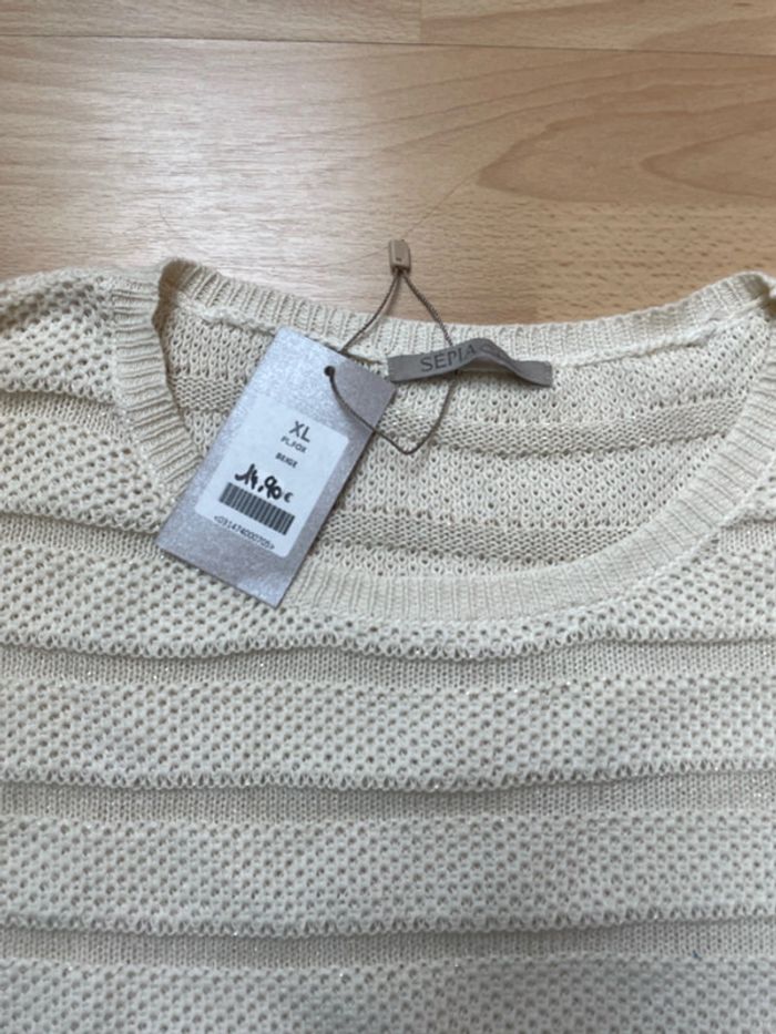 Pull léger XL beige - photo numéro 2