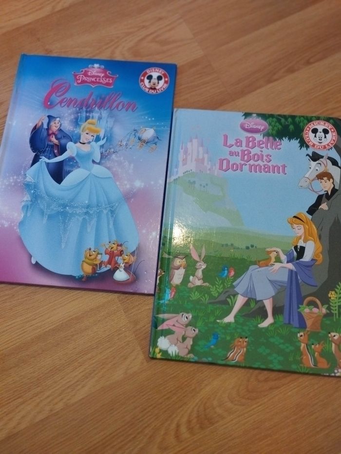 Lot Livres enfant Disney Cendrillon et la belle au bois dormant
