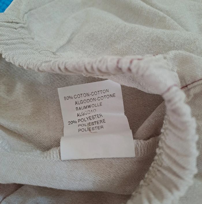 Pantalon léger beige, taille 6 mois (67 cm) - photo numéro 4