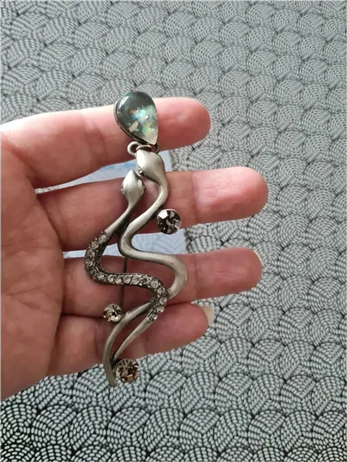 Broche double serpent - photo numéro 3