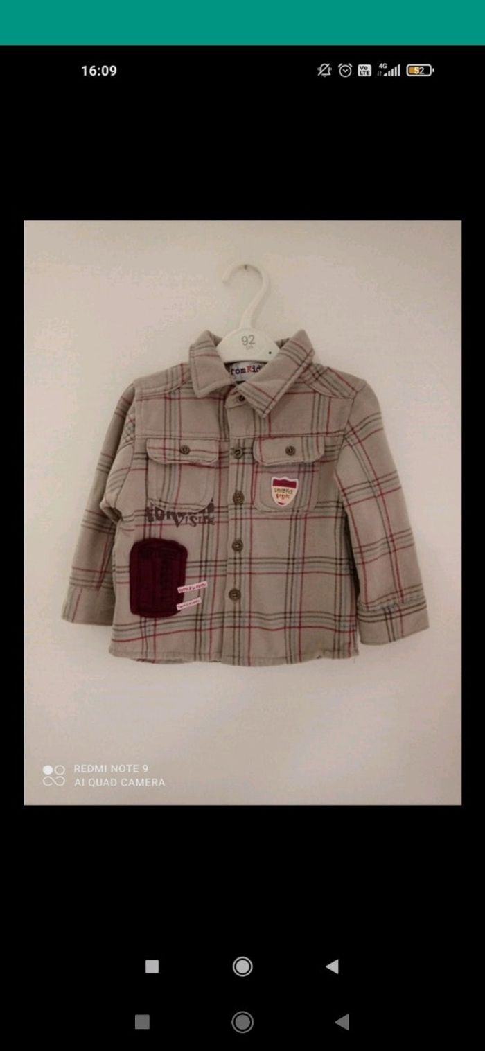 Chemise Tom kids en 2 ans