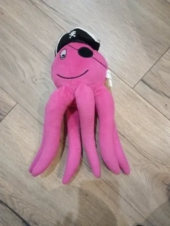 Peluche pieuvre pirate