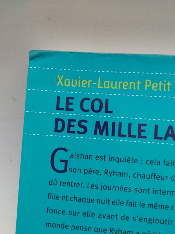 Le col des mille larmes - photo numéro 3