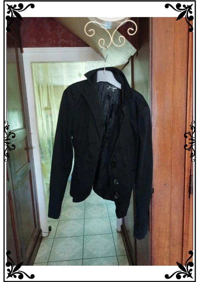 Veste blazer noire Jennyfer taille S/36 - photo numéro 4