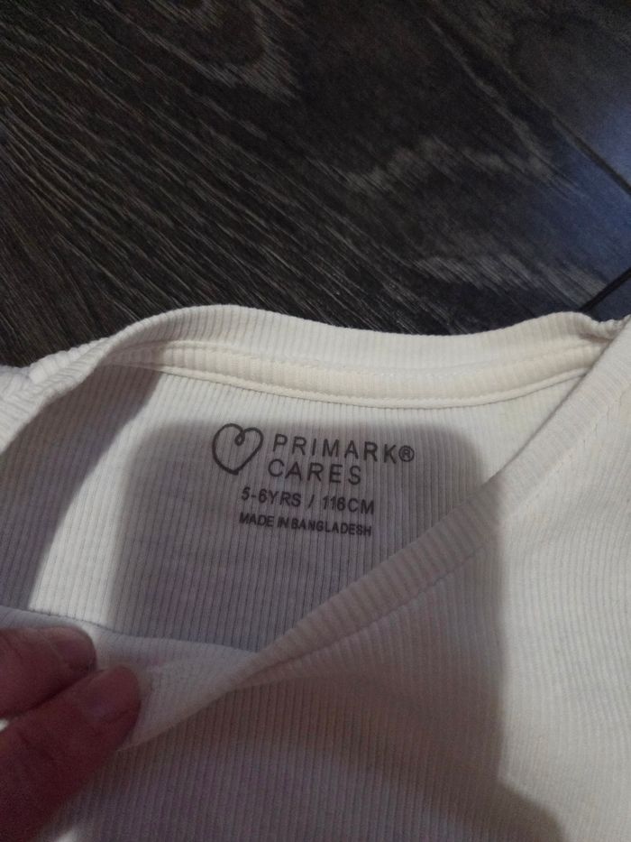 T-shirt blanc 5/6 ans - photo numéro 3