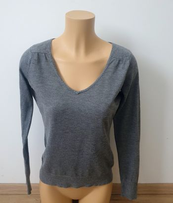 Pull léger gris taille XS camaieu