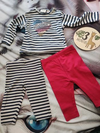 Ensemble 3 pièces Marin 3 mois