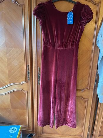 Combinaison fille velours 9-10ans