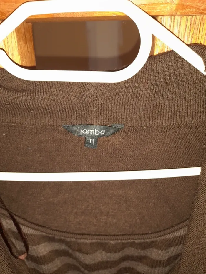 Pull marron - photo numéro 2