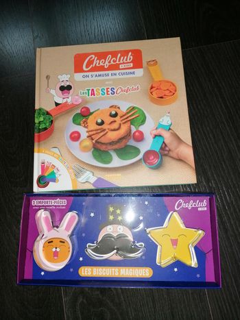 Livre chef club les tasses + emporte pièce