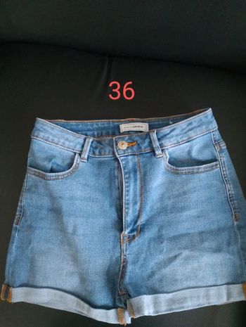 Short en jeans femme 36