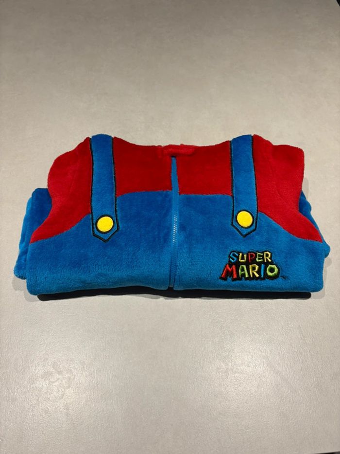 Combinaison avec capuche super Mario Nintendo taille 8 ans toute douce neuve - photo numéro 6