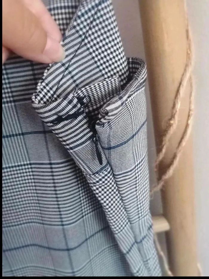 Robe Bretelles à carreaux - photo numéro 2