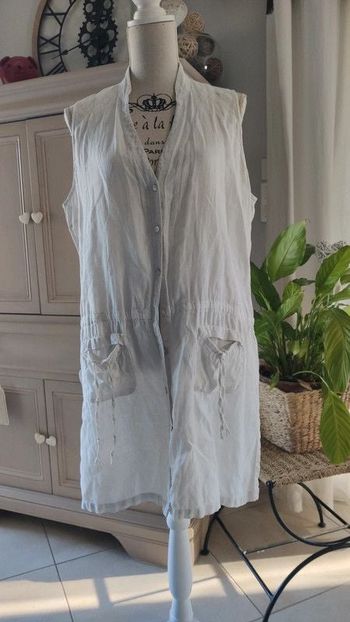 Robe en Lin taille 40 Miss Captain