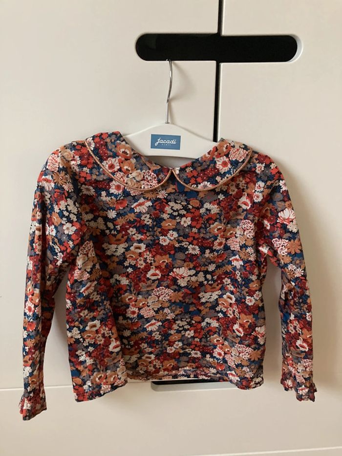 Blouse en Liberty Thorpe avec pince Aline et ses bobines - photo numéro 6