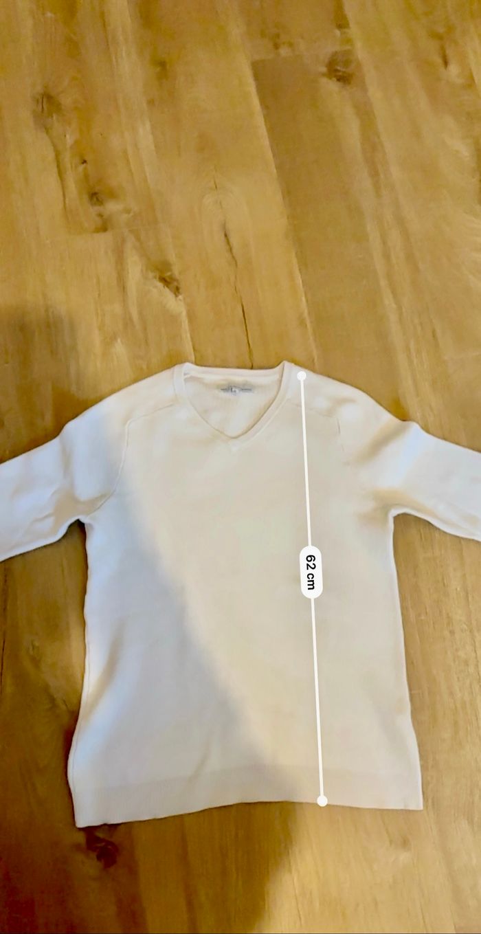 💜 Pull blanc Jules taille M 💜 - photo numéro 7