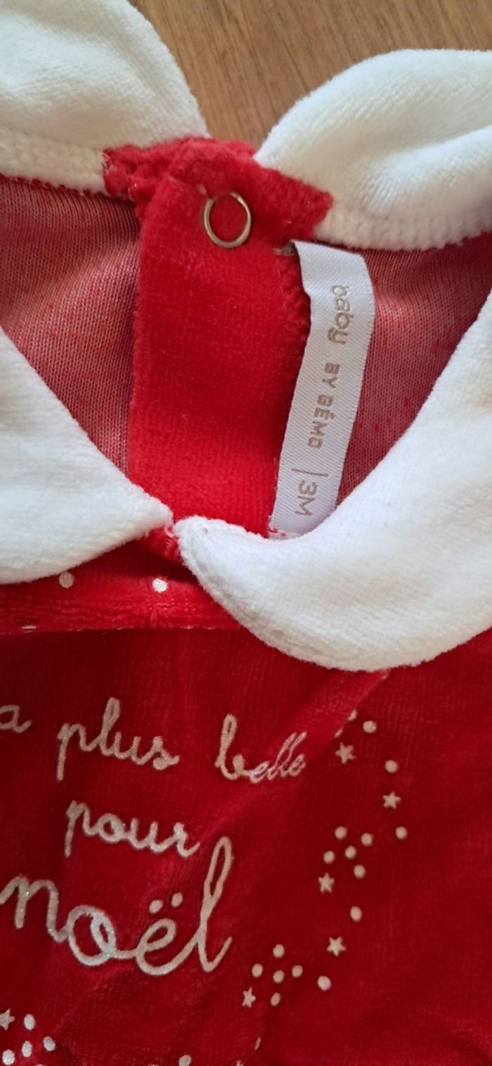 Pyjama Noël fille 3 mois - photo numéro 4