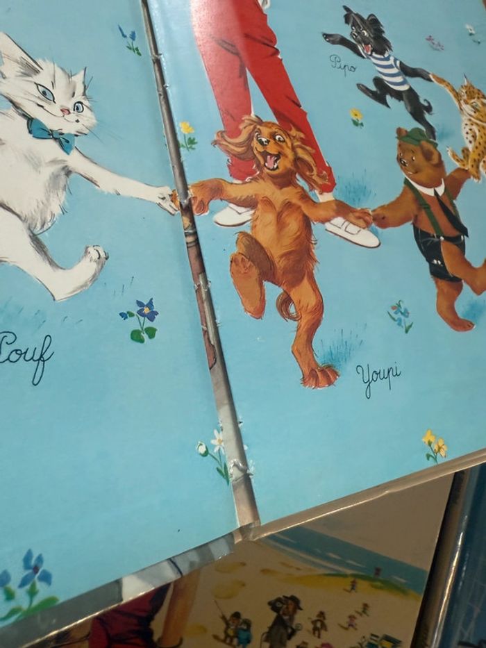 État satisfaisant moyen lot de 11 livres albums Caroline vintage Pierre Probst - photo numéro 6