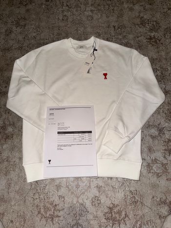 Pull AMI Paris blanc 