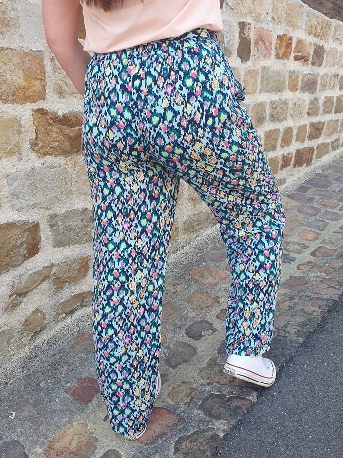 Pantalon fluide Majorque imprimé Taille M - photo numéro 4
