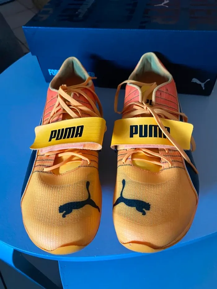 Chaussures Puma evoSPEED Long Jump Nitro 2 – Spécial Saut en Longueur & Perche – T47 - photo numéro 8