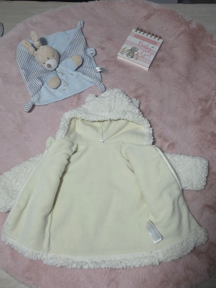 👚 manteau Teddy Mixte 3 mois (62cm) - photo numéro 4