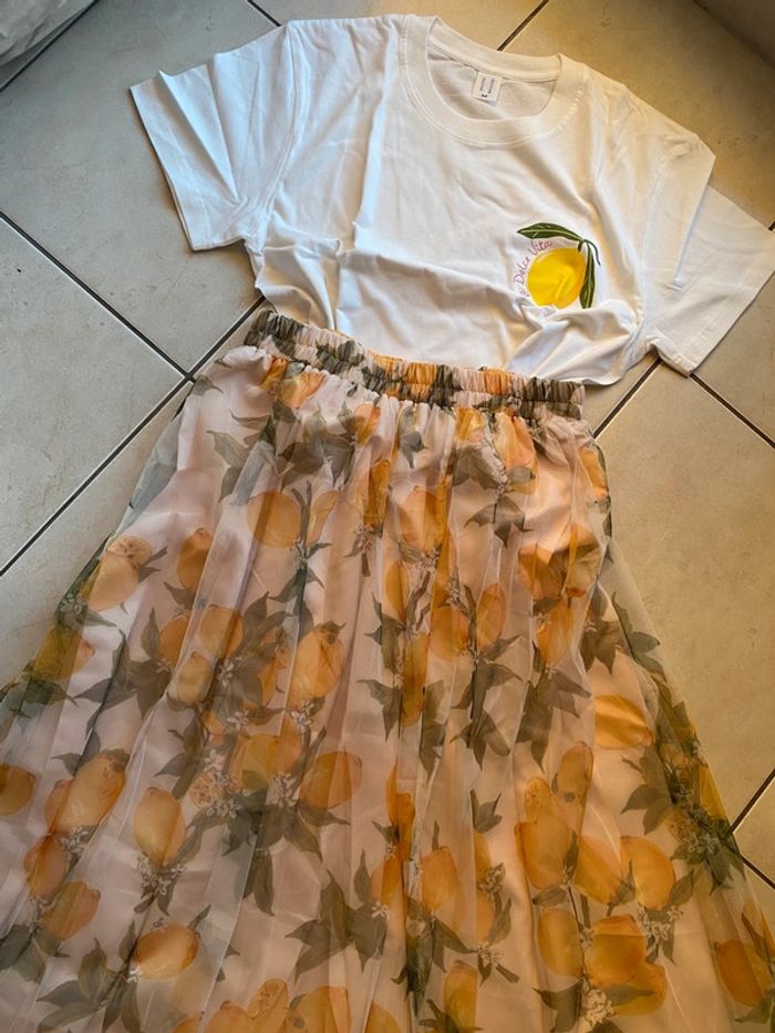 Jupe tulle femme citron lemon limon - photo numéro 10