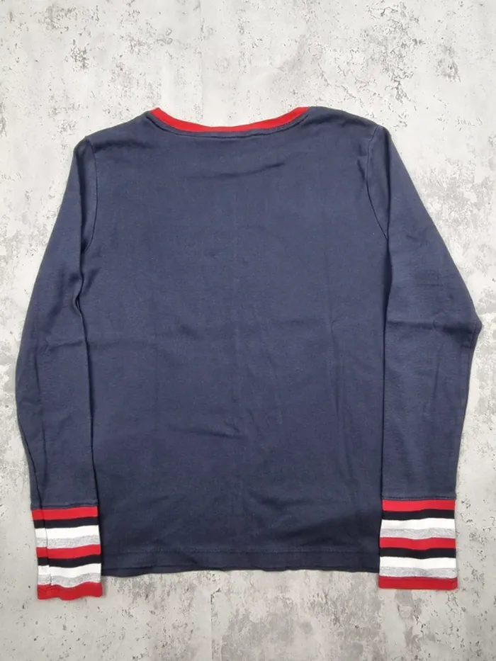 Sweat bleu marine Tommy Hilfiger – Taille S Femme (mesures en photos) - photo numéro 4