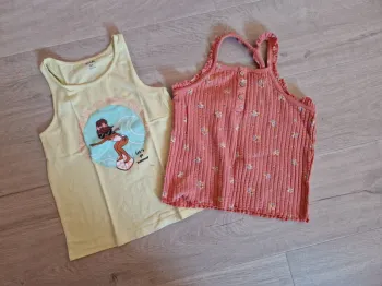 Lot de 2 débardeurs fille Kiabi