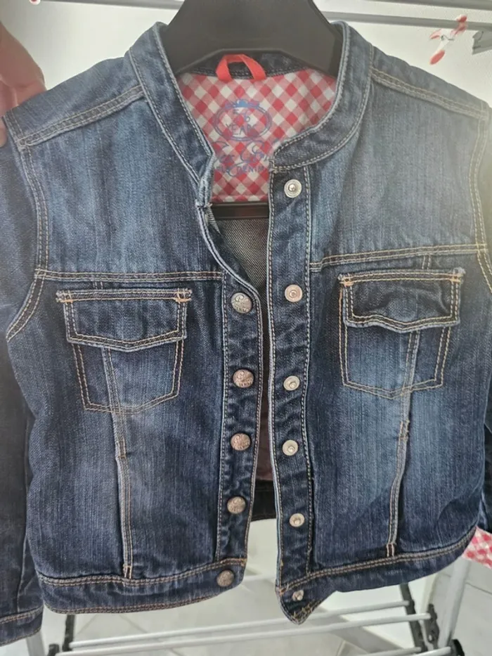 Veste en jean taille 5/6ans - photo numéro 5