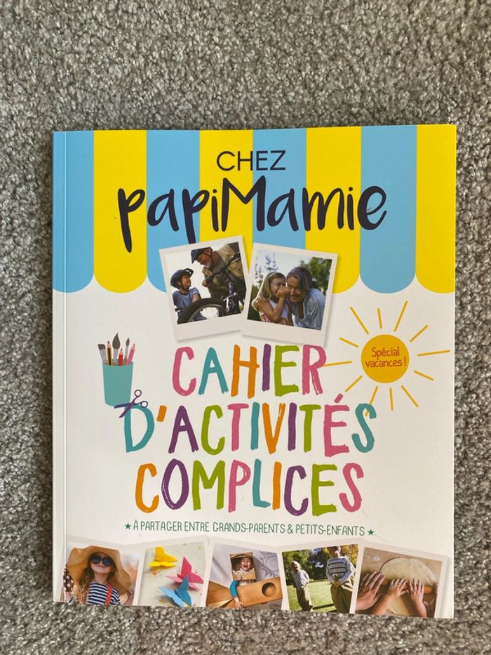 Cahier d’activités complices avec Papy et Mamie