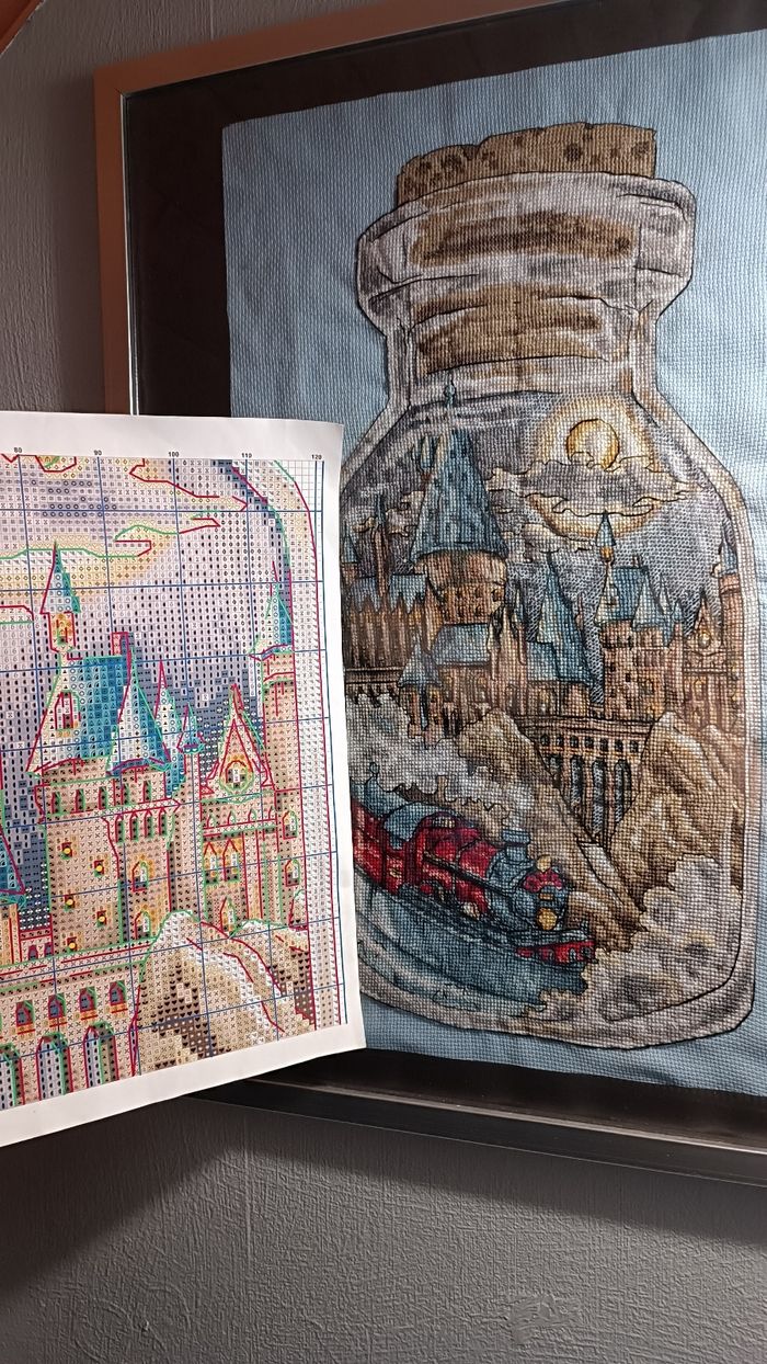 Grille points de croix comptés Harry Potter 🪡