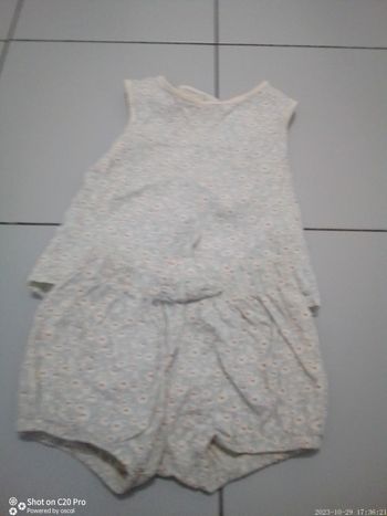 Lot combi short taille 2 ans