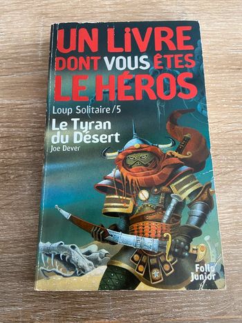 Le tyran du désert un livre dont vous êtes le héros
