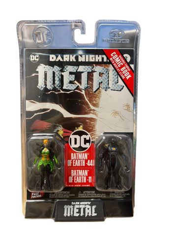 Coffret figurines Dc Comics Dark Nights Metal Batman Of Earth Page Punchers McFarlane Toys neuf