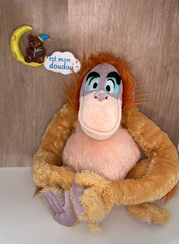 DY200 doudou peluche singe 🐒 roi louie disney