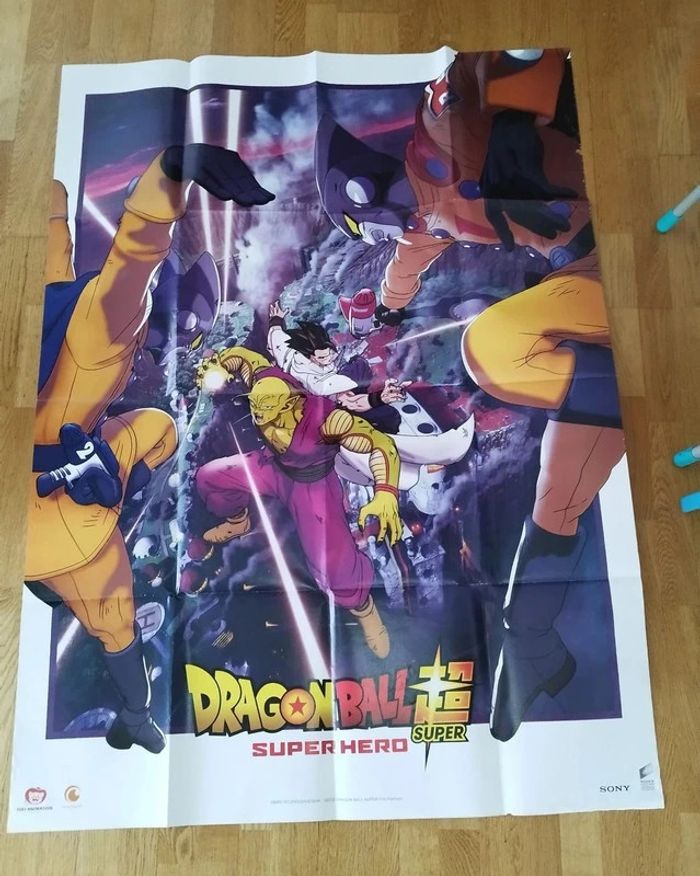 Affiche Cinema officielle 160x120 Dragon Ball Z Super Hero film oav movie