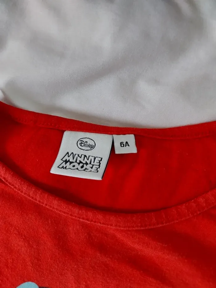 Tee-shirt manche courte fille 6ans Minnie - photo numéro 3