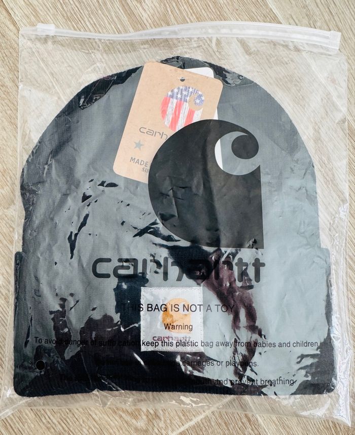 Bonnet carhartt noir neuf - photo numéro 4