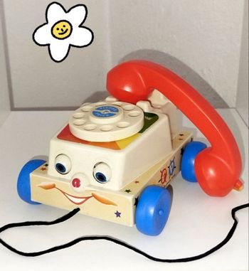 Vintage Fisher Price Téléphone animé 