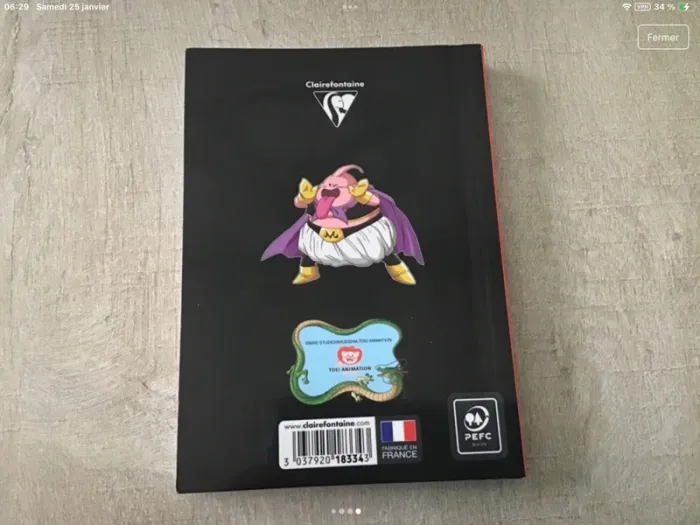 Neuf Agenda 2024-2025 dragon ball z - photo numéro 4
