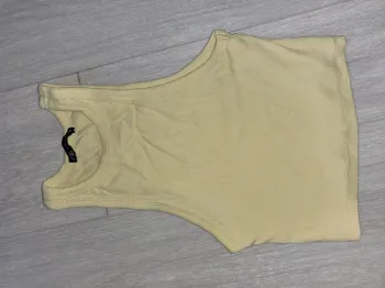 Top court zara s jaune