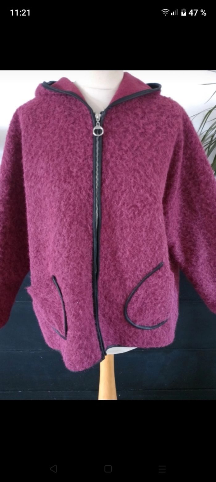 Veste effet laine bouillie New Collection - photo numéro 3