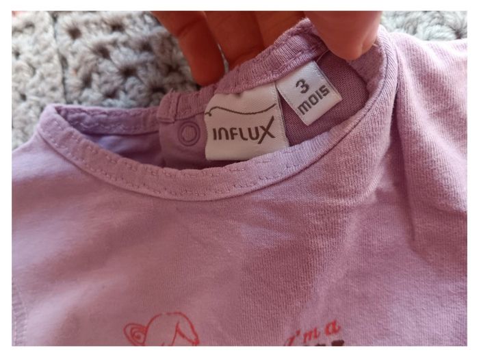 T-shirt manches longues 3 mois - photo numéro 3
