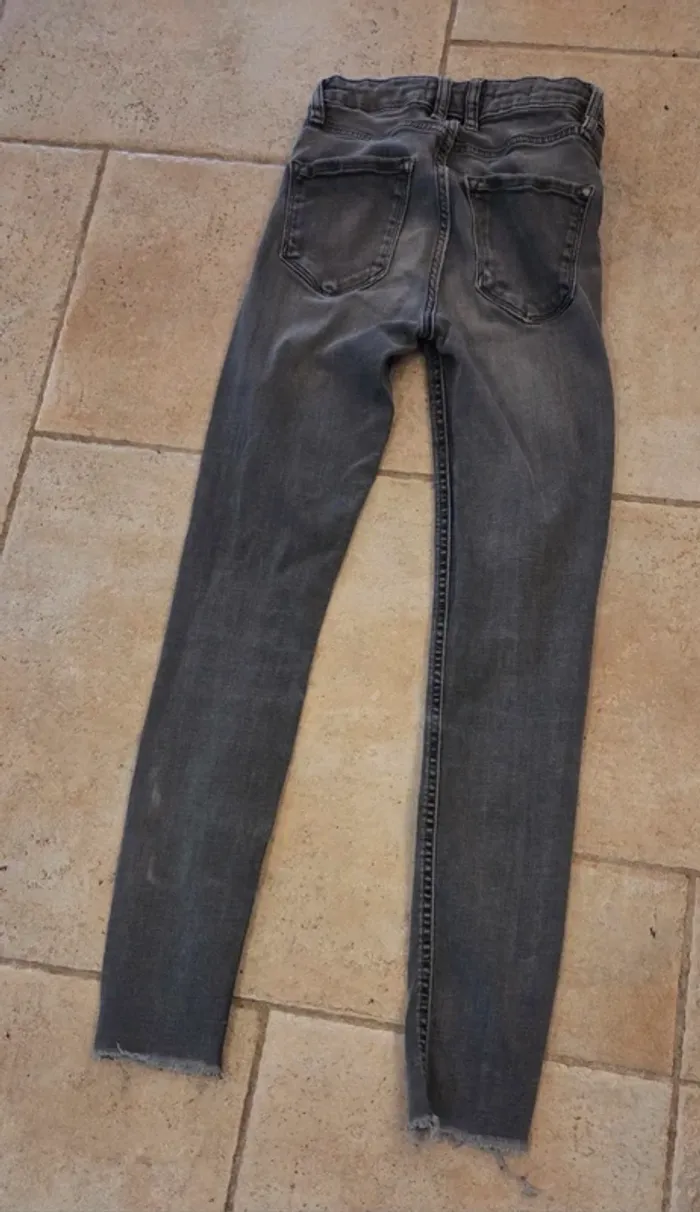Jean skinny gris MNG (Mango) Taille 34 / XS - photo numéro 5