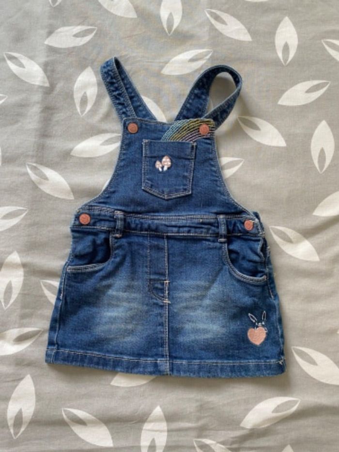 Robe salopette en jean