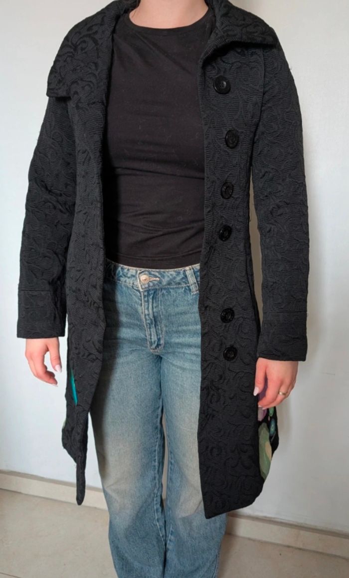 Très beau manteau noir Desigual - photo numéro 4