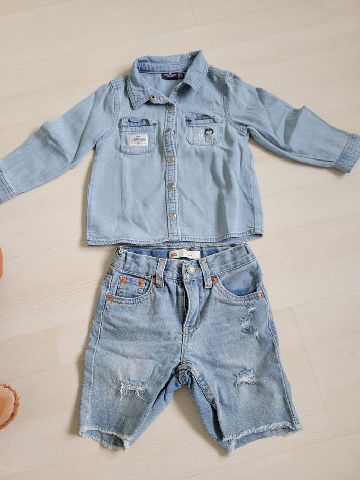 Chelise,short jean Levis