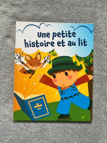 Livre, une petite histoire et au lit